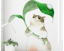 Rain Shelter Kitten Cute Wall Decor 
